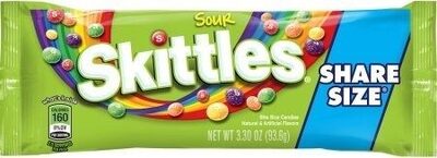 Sour Lemon, Green Apple, Grape, Orange, Strawberry Bite Size Candies, Sour