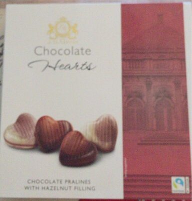 Hazelnut Filling Chocolate Hearts, Hazelnut