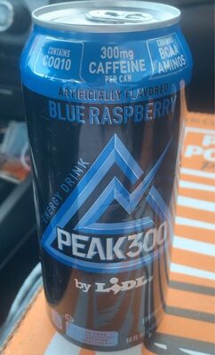 Blue Raspberry Flavored Energy Drink, Blue Raspberry