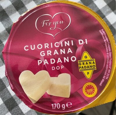 Heart Shaped Grana Padano Pdo Hard Cheese, Heart Shaped Grana Padano