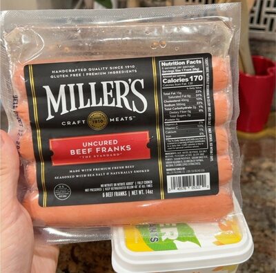 Uncured Beef Franks, Uncured Beef