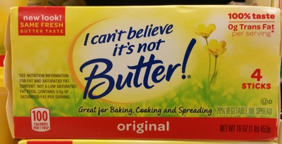 I Can'T Believe It's Not Butter!, 79% Vegetable Oil Spread, Original