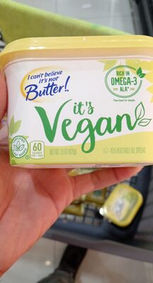 I Can'T Believe It's Not Butter!, 45% Vegetable Oil Spread, It's Vegan
