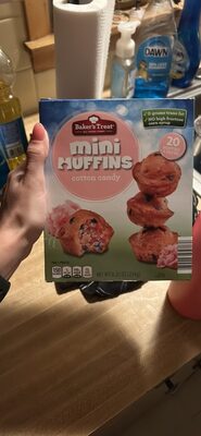 Cotton Candy Mini Muffins, Cotton Candy