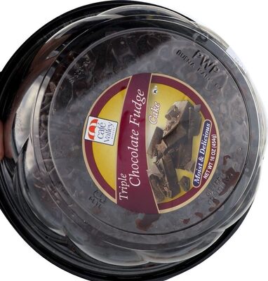 Cafe Valley, Moist & Delicious Cake, Triple Chocolate Fudge, Triple Chocolate Fudge