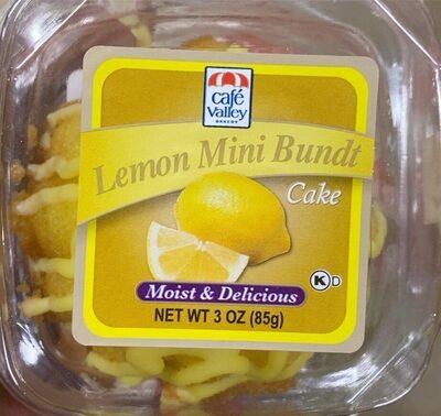 Lemon Mini Bundt Cake, Lemon Mini Bundt