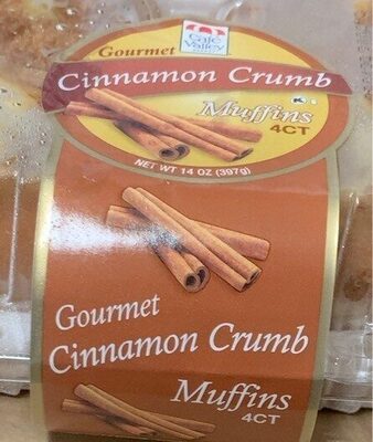 Gourmet Cinnamon Crumb Muffins, Cinnamon Crumb