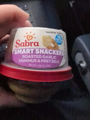 Roasted Garlic Hummus With Pretzels, Roasted Garlic