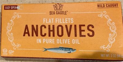 Pure Olive Oil Flat Fillets Anchovies