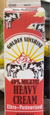 40% Milkfat Heavy Cream