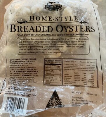Home-Style Breaded Oysters, Home-Style