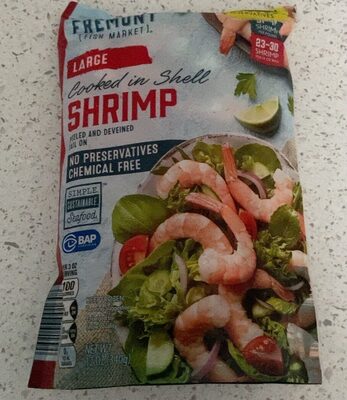 Large Cooked In Shell Shrimp
