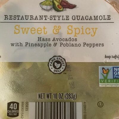 Pineapple Poblano Restaurant-Style Guacamole, Pineapple Poblano