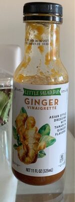 Asian Style Vinaigrette Dressing With Tamari & Ginger, Tamari & Ginger