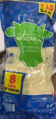 Shredded Low-Moisture Part-Skim Mozzarella Cheese, Mozzarella