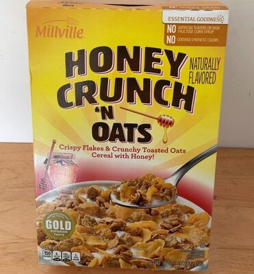 Honey Crunch 'N Oats Crispy Flakes & Crunchy Toasted Oats Cereal With Honey!, Honey Crunch 'N Oats