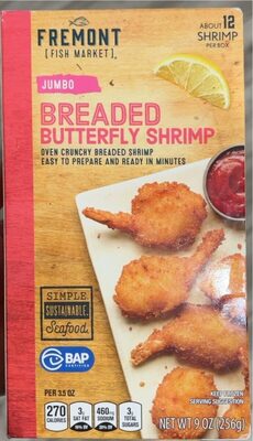 Jumbo Breaded Butterfly Shrimp