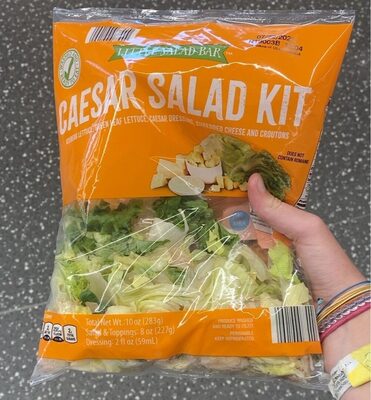 Romaine Lettuce, Caesar Dressing, Shredded Cheese And Croutons Caesar Salad Kit