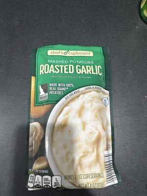 Mashed Potatoes With Roasted Garlic & Parsley, Roasted Garlic
