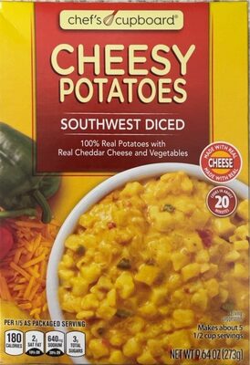 Southwest Diced Cheesy Potatoes, Cheesy