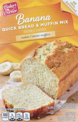 Banana Quick Bread & Muffin Mix, Banana