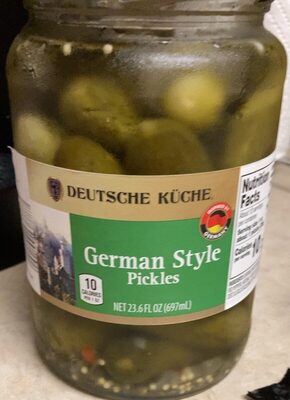 German Style Pickles, German Style
