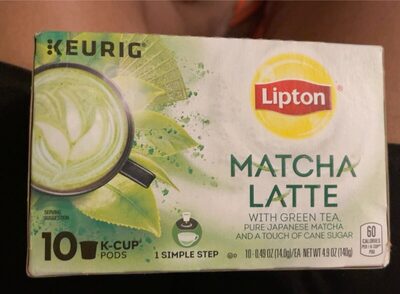 Matcha Latte With Green Tea K-Cup Pods, Matcha Latte
