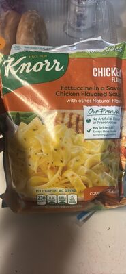 Chicken Flavor Fettuccine In A Savory Chicken Flavored Sauce, Chicken