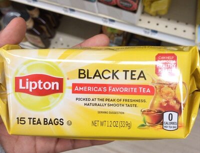 Black Tea Bags, Black