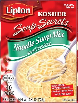 Kosher Natural Chicken Flavor Noodle Soup Mix, Chicken