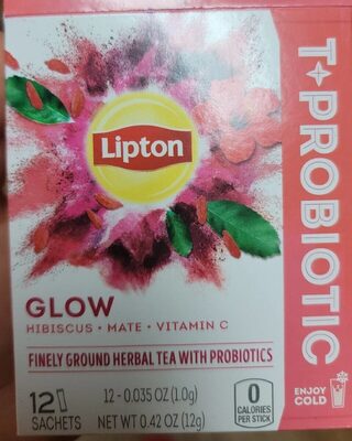 Glow Finely Ground Herbal Tea With Probiotics Sachets, Glow