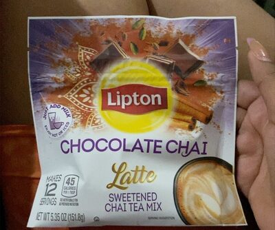 Chocolate Chai Latte Sweetened Chai Tea Mix, Chocolate Chai