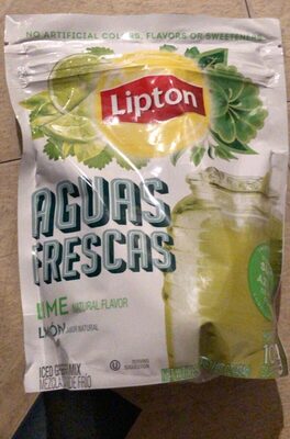 Lime Aguas Frescas Iced Green Tea Mix, Lime