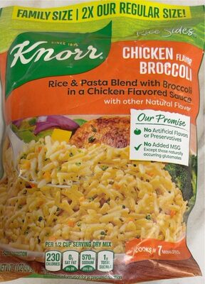 Chicken Broccoli Flavor Rice & Pasta Blend, Chicken; Broccoli