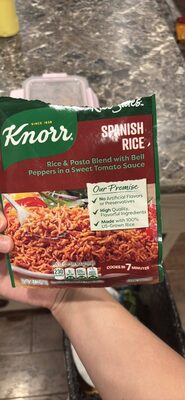 Spanish Rice & Pasta Blend With Bell Peppers In A Sweet Tomato Sauce, Spanish Rice