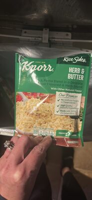 Herb & Butter Flavor Rice & Pasta Blend In A Delicate Butter Flavored & Herb Sauce, Herb & Butter