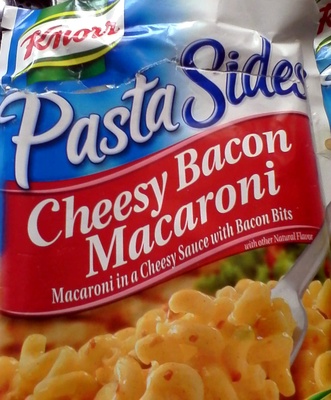 Cheesy Bacon Macaroni In A Cheesy Sauce With Bacon Bits, Cheesy Bacon Macaroni
