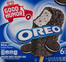 Oreo Flavored Frozen Dessert Bars, Oreo