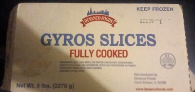 Fully Cooked Gyros Slices