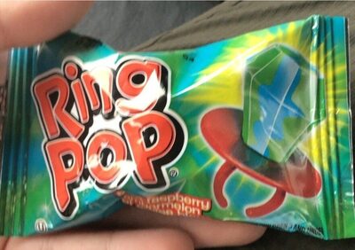 Twisted Blue Raspberry Watermelon Candy, Blue Raspberry; Watermelon