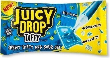 Knock-Out Punch Flavored Chewy Taffy & Sour Gel Taffy Candy, Knock-Out Punch