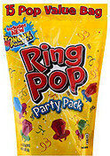 Party Pack Ages 4+ Pops, Strawberry; Sour Cherry; Blue Raspberry; Watermelon; Cherry