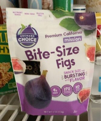 Orchard Choice Premium California Mission Bite-Size Figs 4 oz Bag