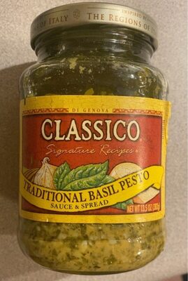 Traditional Basil Pesto Sauce & Spread, Traditional Basil Pesto