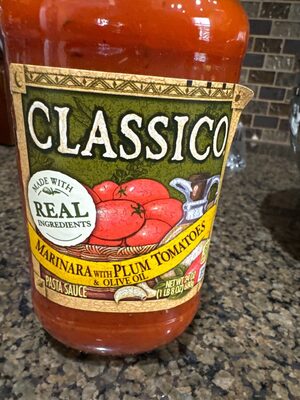 Marinara With Plum Tomatoes & Olive Oil Pasta Sauce, Marinara With Plum Tomatoes & Olive Oil