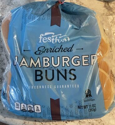 Enriched Sliced Hamburger Buns