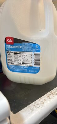 2% Reduced Fat Milk