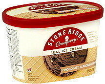 Chocolate Almond Fudge Real Ice Cream, Chocolate Almond Fudge