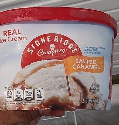 Salted Caramel Real Ice Cream, Salted Caramel