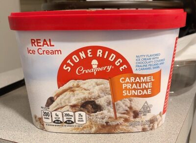 Real Ice Cream, Caramel Praline Sundae